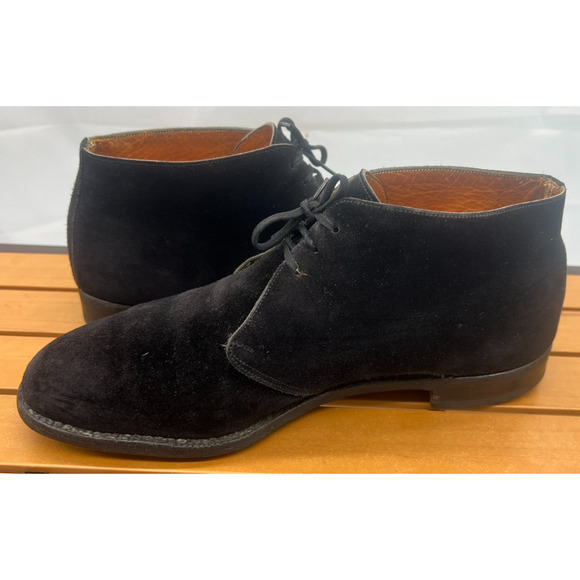 New & Lingwood Chucka Boots Mens 9 US Black Suede England Leather Dress Shoe main image 6